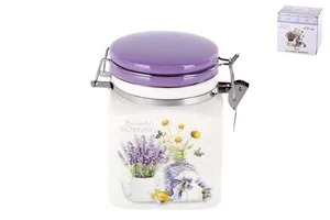 КОРАЛЛ Емкость для сыпучих продуктов 670 мл.Лаванда ZFC416-39
