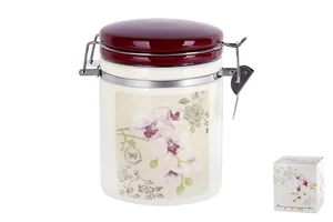 КОРАЛЛ Емкость для сыпучих продуктов 700 мл.Орхидея ZFC039-38