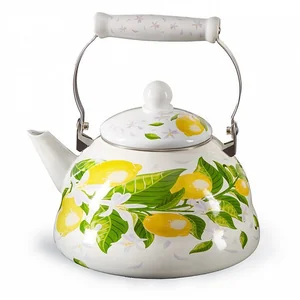 METALLONI Эмалированный чайник 3,0 л. Лимоны EM 301X1/62