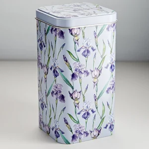 DELTA Банка жестяная 1,4 л. Флора Микс П-90*90h171v140-01116