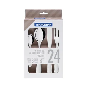 TRAMONTINA Столовый набор 24пр. Laguna 66906 /650
