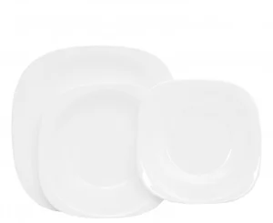 LUMINARC Набор столовый 18 пр. Carine White P 7989