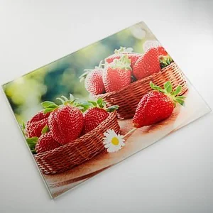 ALPENKOK Доска разделочная 30х40см Сладкая клубника AK 9009