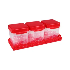 АЛЬТЕРНАТИВА Набор ёмкостей на подставке 1,2 л. М 4466