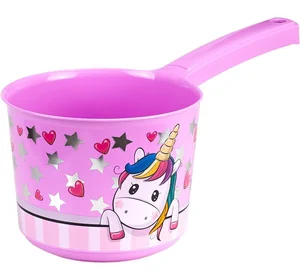 М ПЛАСТИКА Ковш 1,5 л. Деко единорог М 1218