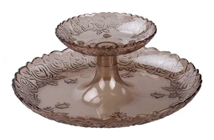 АЛЬТЕРНАТИВА Ваза для фруктов Изобилие М 6402 тонированный