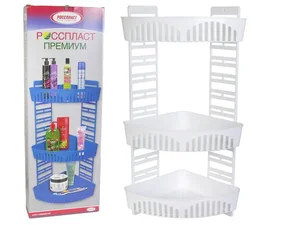 РОССПЛАСТ Полка для ванной Премиум РП 822 белый