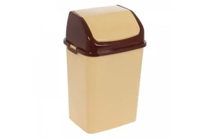 РОССПЛАСТ Ведро для мусора 4,0 л. Камелия № 1 РП 1011 бежевый