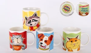 КОРАЛЛ Кружка 340мл.Юмор YQ1882-4