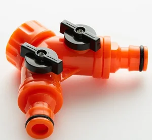 DELTA Распределитель 2-х канальный регулируемый Зеленый луг ПП-0016