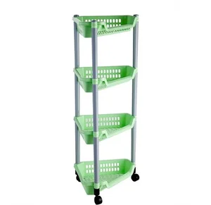 ПОЛИМЕРБЫТ Этажерка 4 секции 4308800 микс