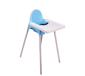 АЛЬТЕРНАТИВА Стульчик для кормления голубой М6249