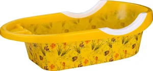 АЛЬТЕРНАТИВА Ванночка детская Рыбки желтый М6418