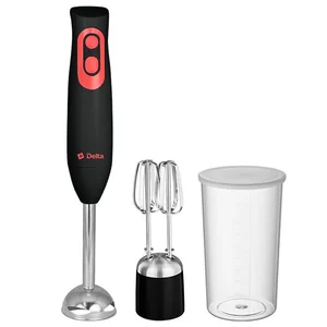 DELTA Блендер 800W DL 7040 J черный/коралл