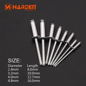 HARDEN Алюминиевая заклепка 4X12.7мм 50шт 610128