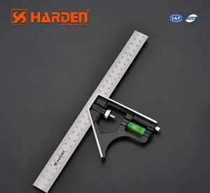 HARDEN Линейка угольник с уровнем 300мм 580720