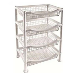 РОССПЛАСТ Полка для овощей Хозяюшка РП 611 белый