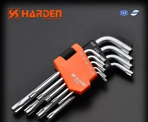 HARDEN Набор коротких шестигранных ключей звездочка типа Г 9шт. 540601