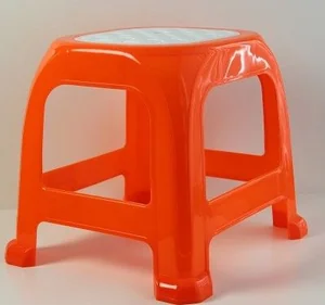 РОССПЛАСТ Табурет малый Симпатия РП-312 оранж/белый