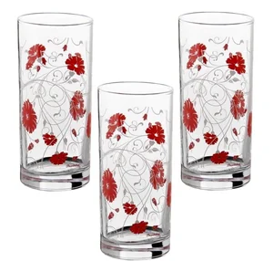 PASABAHCE Набор для напитков 3пр. RED SERENADE 42402 B/D5