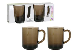 PASABAHCE Набор кружек (2шт.) 250 мл.BRONZE 55029BZT