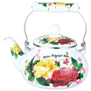 METALLONI Эмалированный чайник 2,5 л.Французский шарм EM 251X1/28