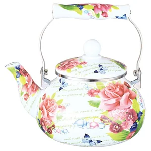 METALLONI Эмалированный чайник 2,5 л.Таинственный сад EM 251X1/27 DL