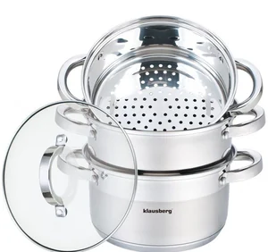 KLAUSBERG Кастрюля+пароварка 2,5 л. KB 7136