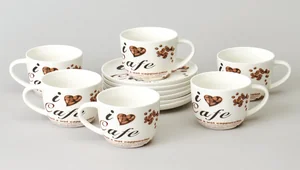 Lefard Чайный набор COFFEE MANIA на 6 пер. 12 пр. 250 мл 165-569