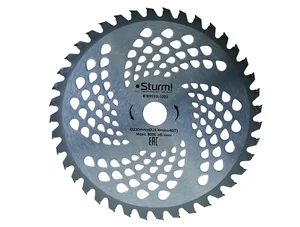 Sturm Фреза универс. Для бензотрим., 230мм x 25, 4x40, с твердосплав. Напайк., BT8952D-1002