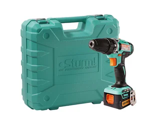 Sturm Дрель аккумуляторная 14В, 29Нм, 2х2.0Ач, конусный патрон, кейс CD3614