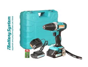 Sturm Дрель аккумуляторная 18В, 1BatterySystem, 31Нм, 2х2.0Ач, конусный патрон, кейс CD3618