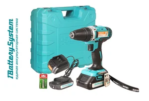 Sturm Дрель аккумуляторная 20В, 1BatterySystem, 32Нм, конусный патрон, 2х2.0Ач, кейс CD3620