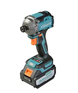 Sturm Винтоверт ударн б/щ 18В, 1BatterySystem, 250Нм, 1/4", 1x4.0Ач, кейс CD250H
