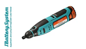 Sturm Гравер аккум 12В, 1BatterySystem12V, 5000-25000об/мин, 50акс,1x2.0Ач, ЗУ, кейс CGM1201S