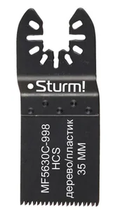 Sturm Насадка для МФИ, пила Е-образная, 35мм, по дереву, разметка, 65Mn, MF5630C-998