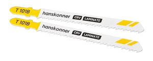 Hanskonner Пилки для лобзика по ламинату 2шт, T101B (дер,ДСП,фанера 3-30мм) H02-101B