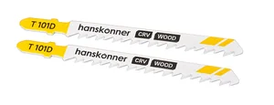 Hanskonner Пилки для лобзика ДЕРЕВО 2шт, T101D (мяг,тверд 10-45мм) H02-101D