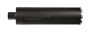 Hanskonner Коронка алмазная LASER по железобетону 112 мм, 1 1/4" , L=450мм, H1055-11-112