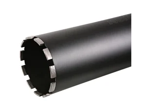 Hanskonner Коронка алмазная LASER по железобетону 132 мм, 1 1/4" , L=450мм, H1055-11-132