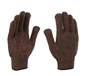 Сибртех Перчатки трикотажные, верблюжья и овечья шерсть, ПВХ -гель Протектор  68192