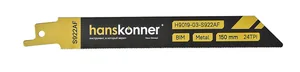 Hanskonner Полотно для сабельной пилы по металлу 150/1мм (тонк лист/труб/проф) H9019-03-S922AF
