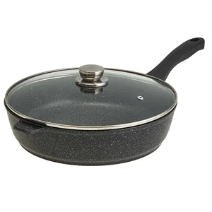 ГАРДАРИКА Сковорода 28 см с антипригарным покрытием и стеклянной крышкой 1528-04-10 МАГИЯ Орион