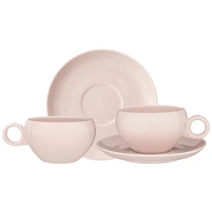 Lefard Чайный набор BRONCO FUSION на 2 пер. 4 пр. 290 мл пудровый 263-1151