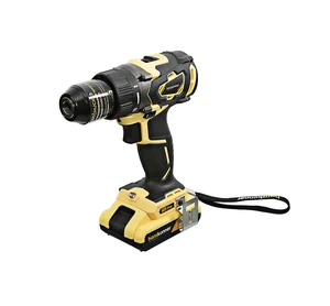 Hanskonner Дрель аккум. б/щ 18В, 2 акк. 2,4Ач, 65 Нм, патрон 13мм, кейс, Unibattery HCD1865BL