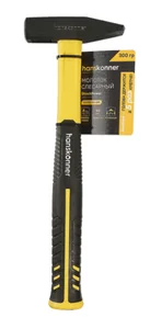 Hanskonner Молоток слесарный УСИЛЕННЫЙ, фибергл,кованый боек 300гр, HK1010-83-300