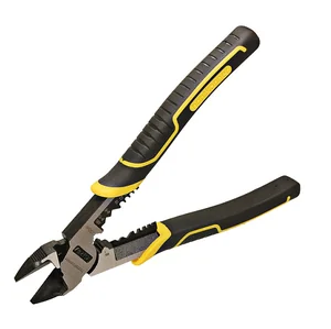 Hanskonner Бокорезы 200мм cо стриппером, эксц. шарнир,+30% к силе реза, СrV, HK1020-02-2-200