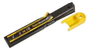 Hanskonner Лезвия 18мм,7шт,оксид.SK2 сталь,1.0мм толщ.,8 сегм.,ULTRA лаз.заточка, HK1076-S3-18