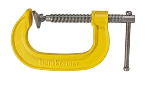 Hanskonner Струбцина G-образная, 75 мм / 3'', чугун, оксидированный винт, HK1078-01-075