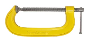 Hanskonner Струбцина G-образная, 200 мм / 8'', чугун, оксидированный винт, HK1078-01-200